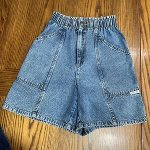 Cherokee Blue Jean Shorts with Elastic Waist
